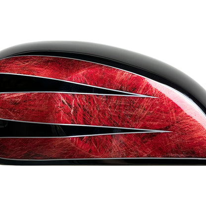READY TO SHIP | JPRO Red Stream in Black Tank Cover